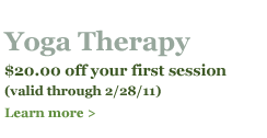 Personalized Yoga Therapy